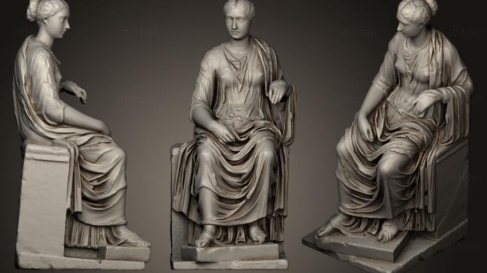 Статуи античные и исторические Сидящая Церера